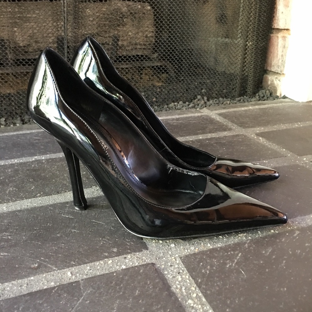 Aldo Black Patent Leather Heels